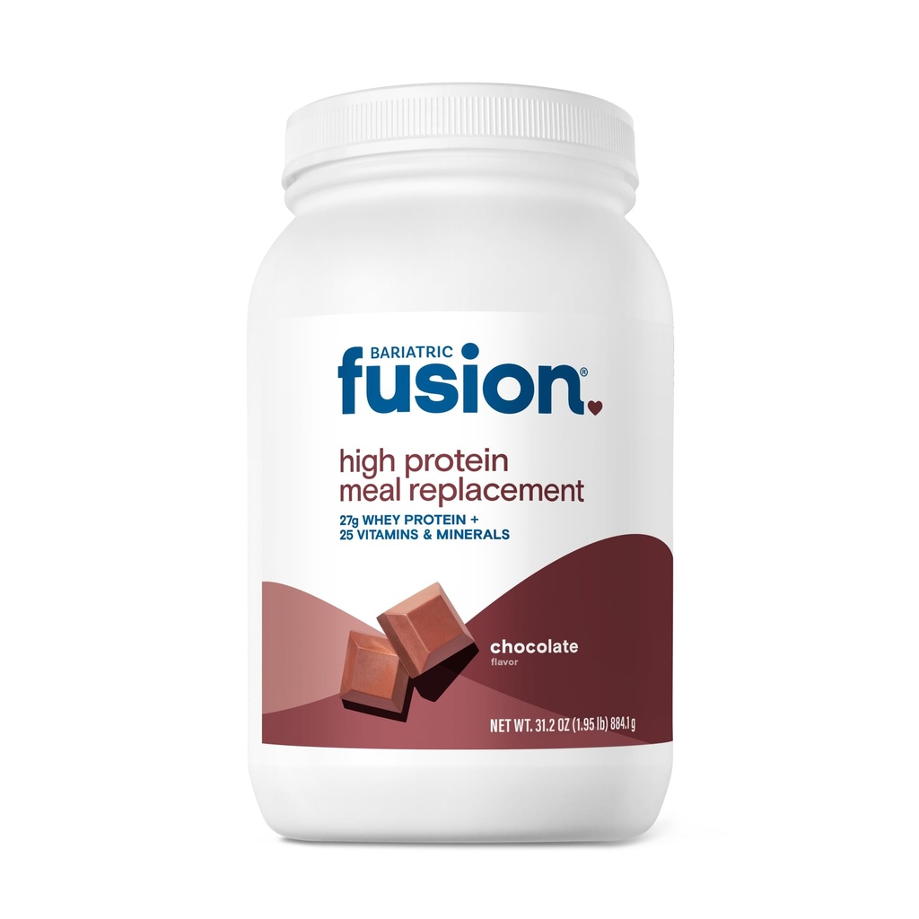 Sostituzione di farina di proteine del cioccolato di Fusione Bariatrica Shake | 27g Whey Isolare polvere di proteine baratiche | Polvere di proteine di siero di latte libera di Lattosio | Gluten and Sugar Free | 21 Serve