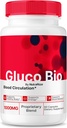 GlucoBio Capsules, Supplément officiel de soutien Gluco Bio, Formule tout naturel pour soutenir la santé et le bien-être dans l'ensemble, pilules vitaminiques premium, Avis GlucoBio (60 capsules)