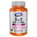 NOW Foods Sports Nutrition, R&R Rest and Repair, Recovery*, Promotes Restful Sleep*, Preserves Lean Maß, Reduziert Post-Workout Soreness*, Vegan, NGMO, 90 Veg Capsules