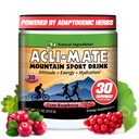 Acli-Mate Mountain Sport Drink Mix - High Altitude Acclimatization Elektrolyte Pulver - Energy Powder Mix - Recovery Hydration Drink für Laufen, Wandern, Radfahren, Reisen &amp; mehr (1 Tub, CranRaspberry)