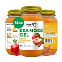 Sea Moss Gel Raw (12 Flavors) 24oz Wildсrafted Gold Sea Moss Gel von Saint Lucia | 92 Vitamine und Mineralien | Pure Raw+Non-GMO | Vegan Superfood
