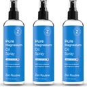 Reines Magnesium Öl Spray 12oz (3 Pack) – Organisches USP-Grad-Magnesium-Spray, topisches Magnesium-Glycinat, Magnesium-Öl für Füße, Körper, Muskeln und Leg-Krame – Made in USA