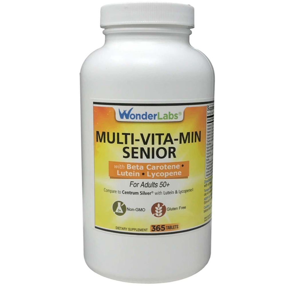 Multi-Vitamin Multi-Mineral Confronta Centrum Silver® Multivitamin Multimineral con Beta Carotene Specialmente per Adulti 50 Plus - 365 Compresse #2914