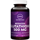 MRM Nutrition Reduzierte Glutathione 500mg | Lebergesundheit | Mitochondriale Antioxidante | Reduzierte Form von Glutathione | Vegan + Glutenfreie | 60 Servierungen