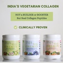 INJA Wellness Veg Collagen Supplément pour les femmes, les hommes, 100% végétalien Collagen, seulement original Veg Collagen poudre, Pas de sucre ajouté, améliore la santé de la peau et des cheveux, réduire la ligne fine et les rides,