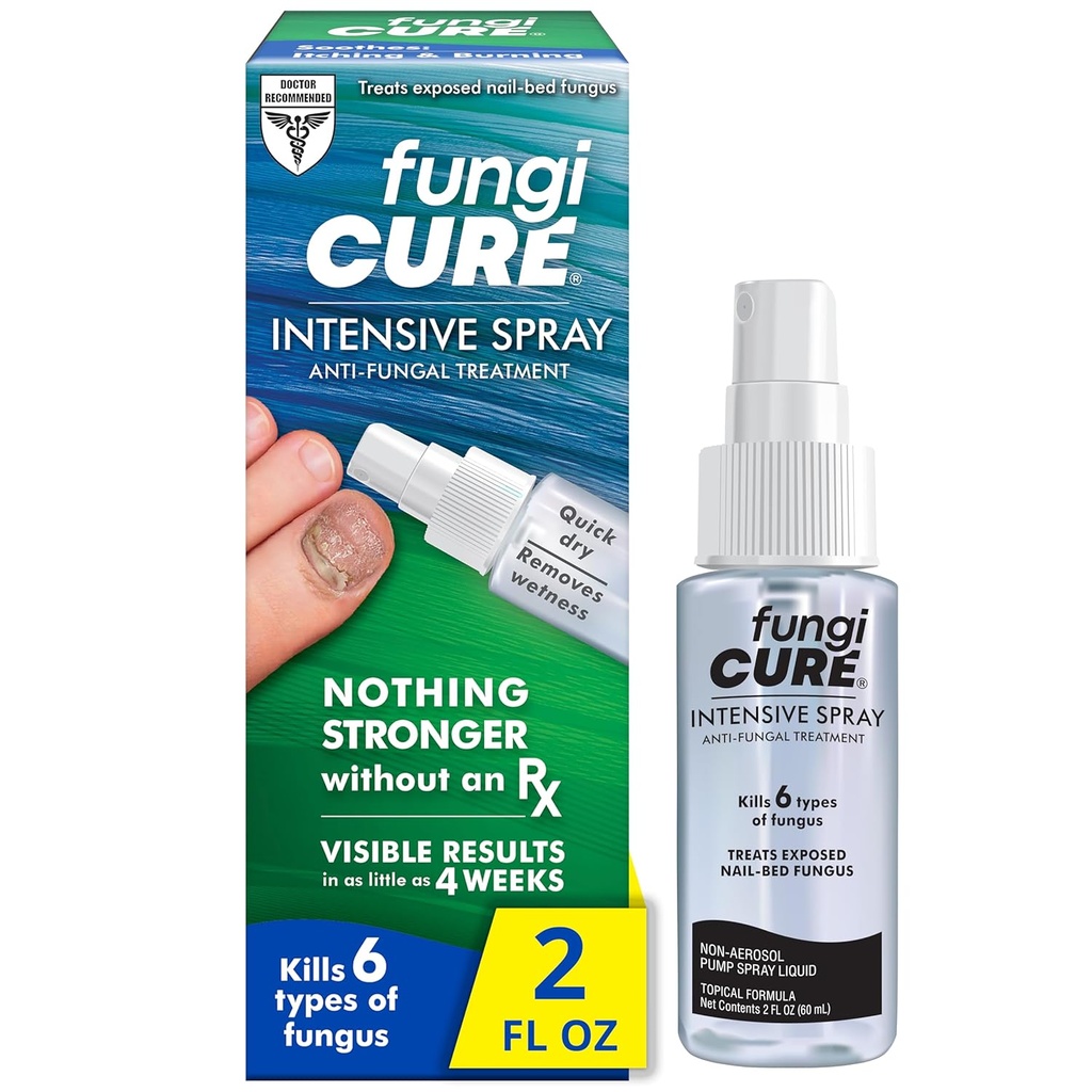 Spray intensivo FUNGICURE, Soothes prurito e bruciato, 2 oncia fluida (pacchetto di 1)