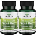 Swanson Spettro completo Maqui Berry 400 mg 60 Caps (2 Confezione)