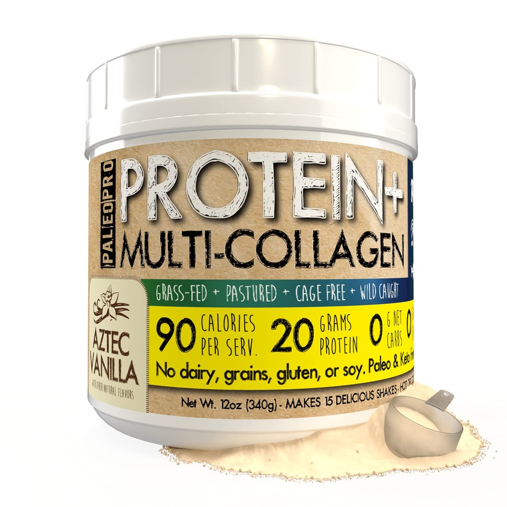 PaleoPro® Protein+ Multi-Collagen (Aztec Vanilla)