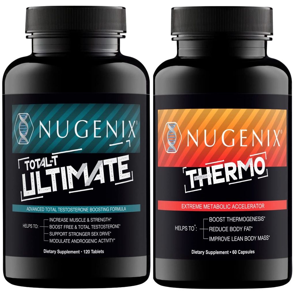 Nugenix Total-T Ultimate e termogenic Fat Burner per gli uomini