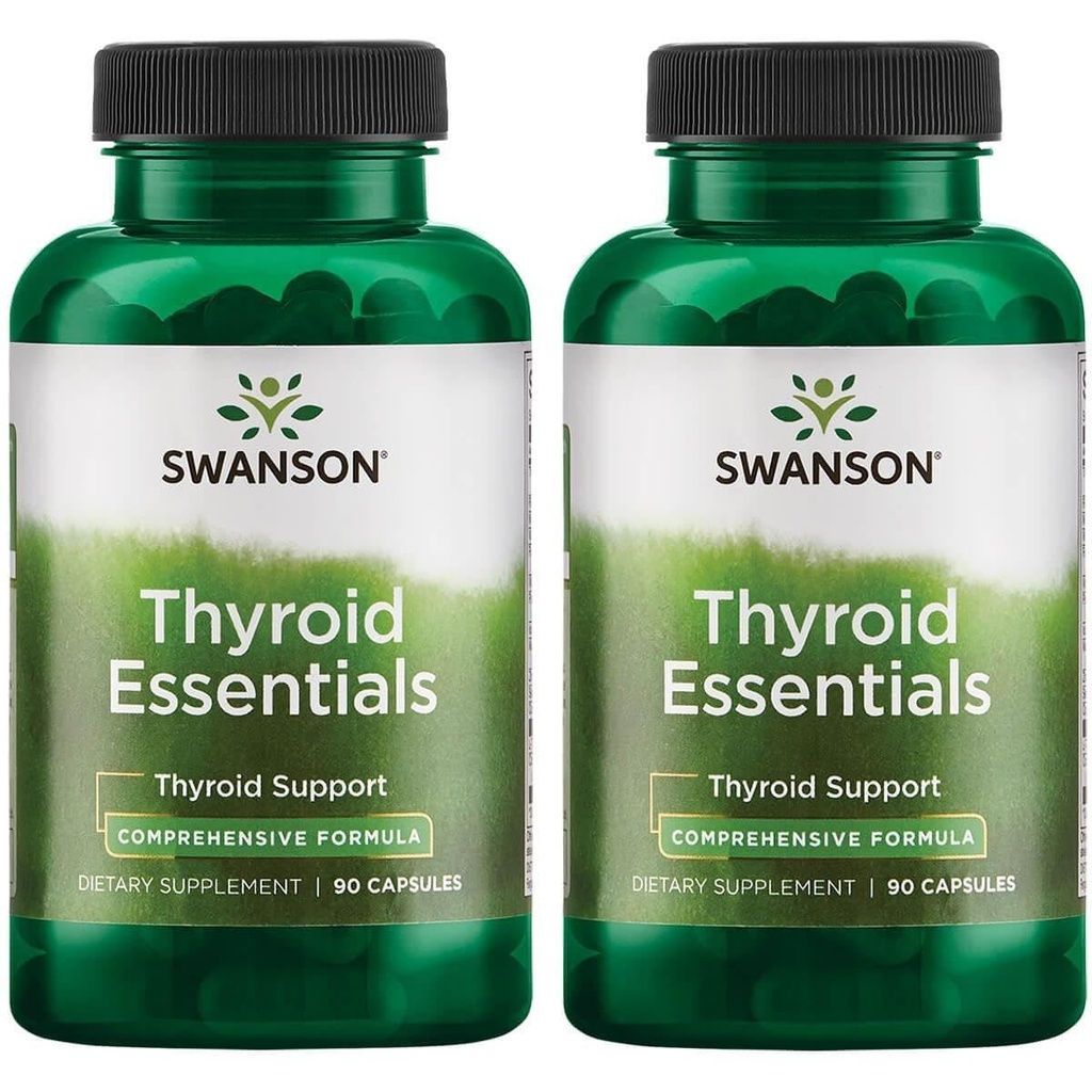 Swanson tiroide Essentials 90 capsule (2 Confezione)