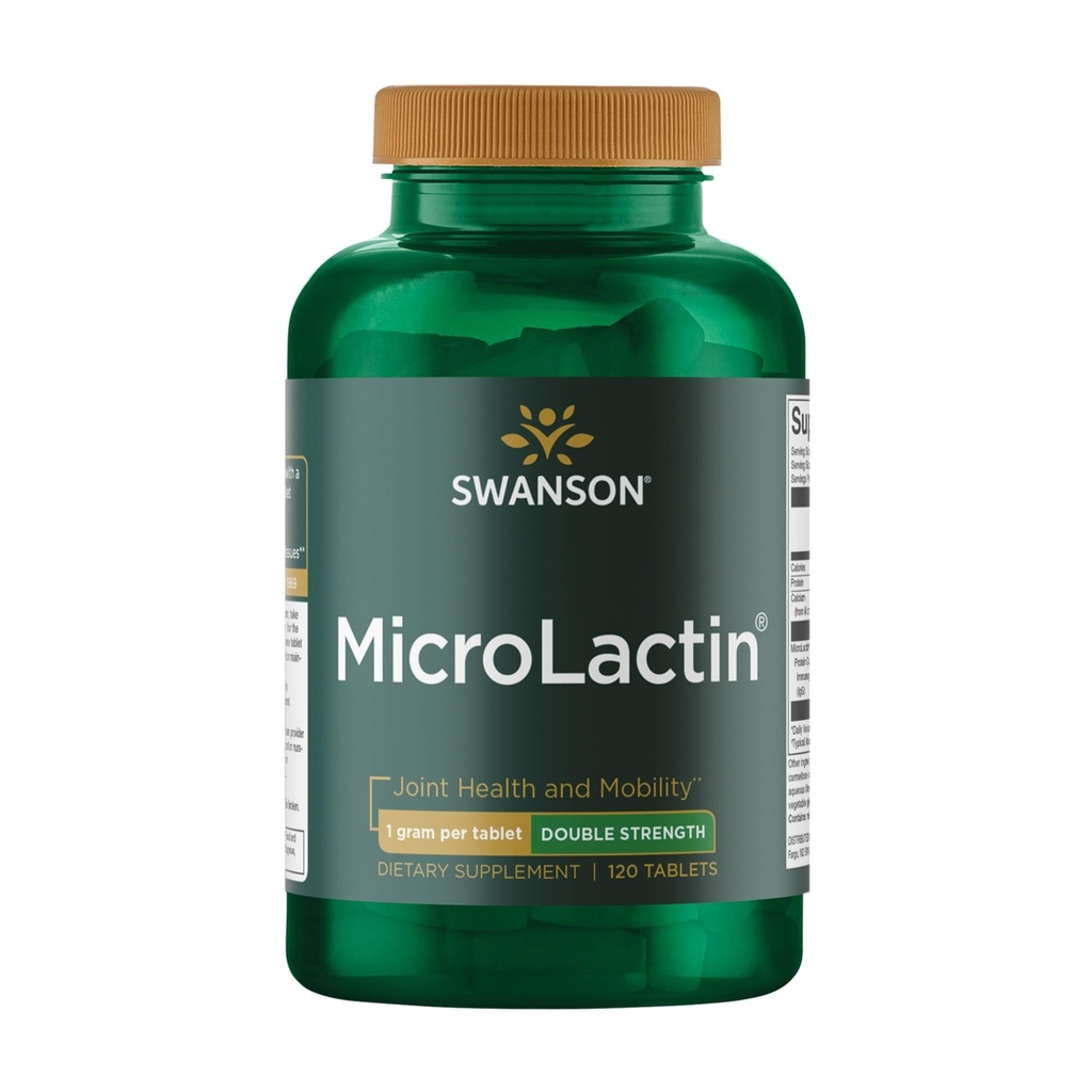 Swanson Microlactine Double résistance 1000 Milligrammes 120 onglets