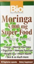 Bio Nutrition Moringa Oleifera Superfood Supplemento 5000mg 90 Capsule Vegetariani | Nutriente Dense | Alta in Antiossidanti