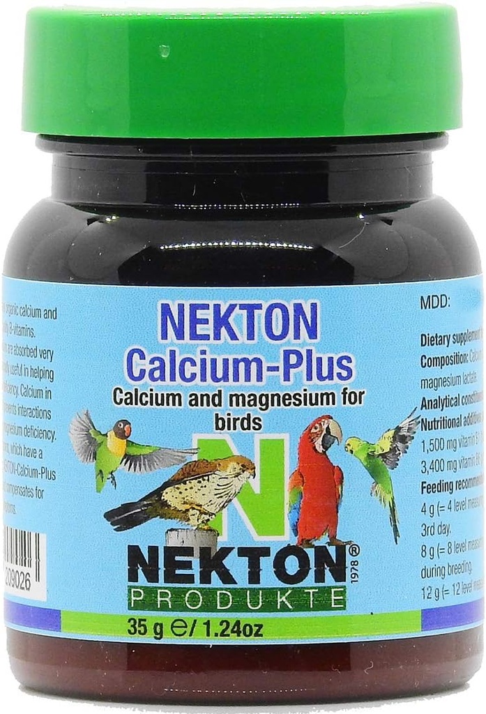 Nekton Calcium Plus - Calcio con Magnesio e Vitamine 35g/1.23 oz
