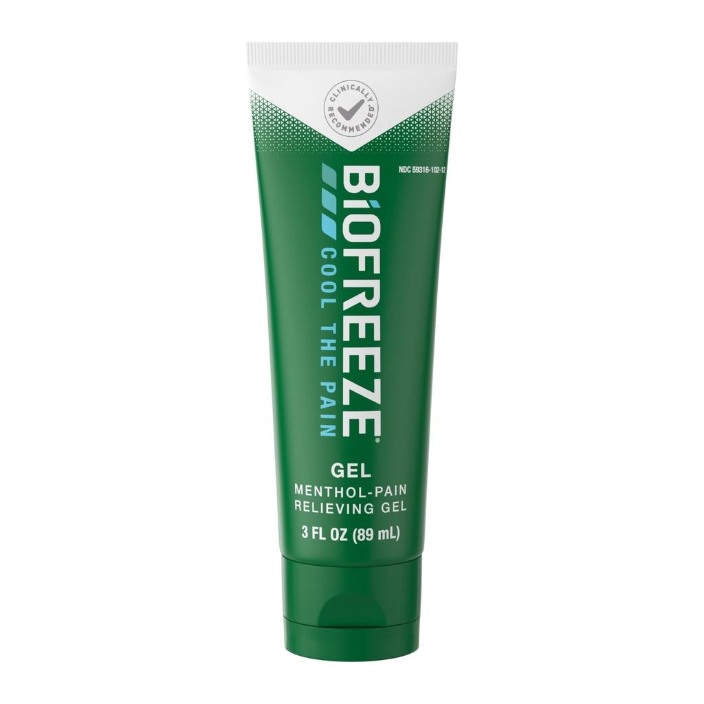 Biofreeze Schmerzlinderung Gel, Arthritis Schmerzlinderung, Knie & Untere Rücken Schmerzen Relief, Sore Muskelrelief, Neck Schmerzen Relief, Apotheker empfohlen, FSA Eligible, 3 FL OZ Biofreeze Menthol Gel