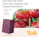 Mélange de poudre de boisson d'énergie de passion Yoli® - Mélange de boisson d'énergie naturelle pour l'endurance et l'endurance, 30 paquets - Berry