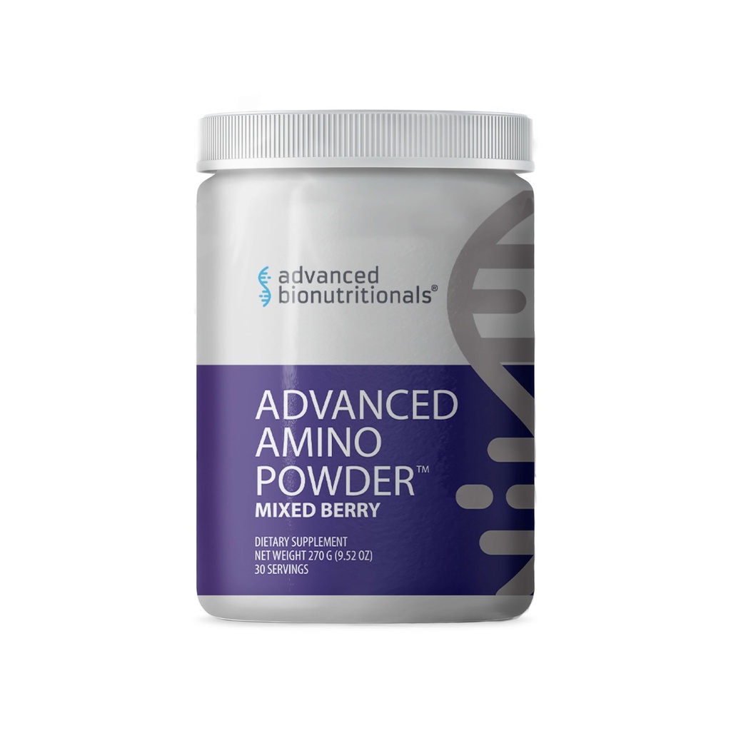 Advanced Bionutritionals – Polvere di aminoacidi avanzata, supplemento di aminoacidi, costruzione del muscolo, recupero post allenamento, energia, non-OGM, senza glutine, latticini gratuiti, Vegan (30 Serve)