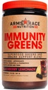 Arms Race Nutrition Immunity Greens Superfood Greens and Immune Support Blend - 9.2 oz. (30 Serve) (BlackBerry Lemonade)