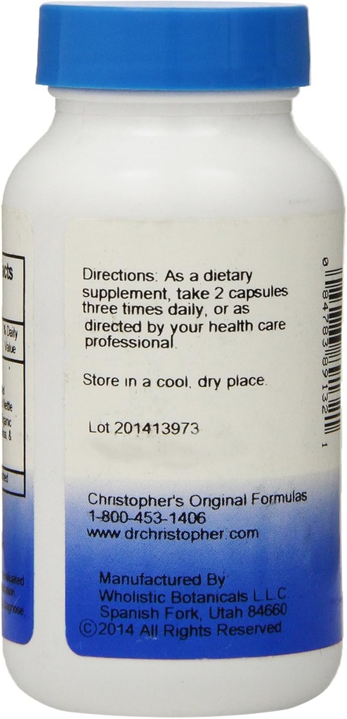 Dr. Christophers Original-Formeln Schilddrüse-Wartungsformelkapseln, 100 Zähler (Pack von 2)