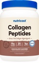 Nutricost Collagen Peptides Powder 1LB (454 G) (Chocolate) - Gras Fed Bovine Collagen Hydrolysat