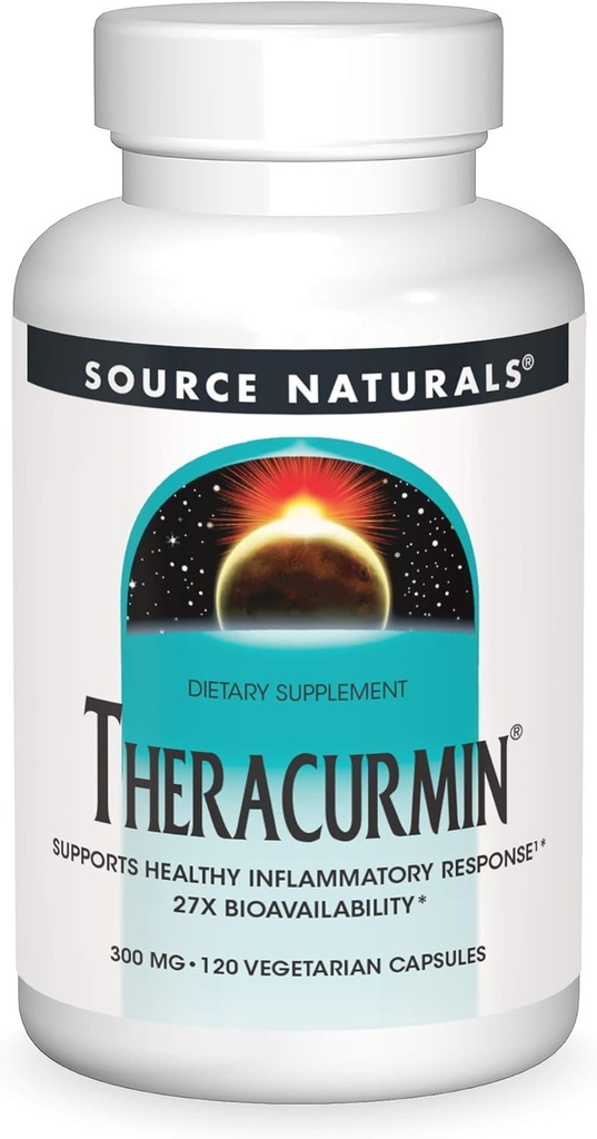Quelle Naturals Theracurmin, Unterstützt gesunde Entzündungsreaktion*, 300 mg - 120 vegetarische Kapseln