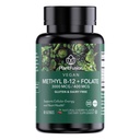 PlantFusion Methyliertes Vitamin B Complex – Vegan B12 3000mcg, Vegan Methylfolat (5-MTHF) 400mcg, B6 & TMG – Cherry-Flavored Lozenges – 60 Count