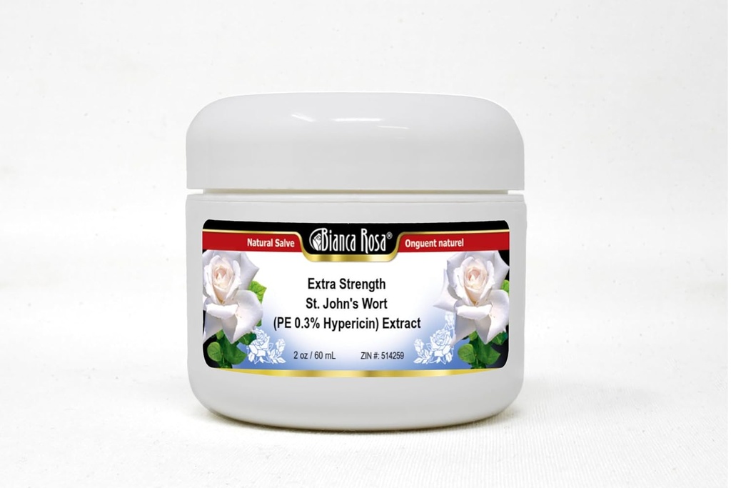 Bianca Rosa Extra Forza St. John's Wort (PE 0.3% Hypericin) Estratto - Salve Ointment (2 oz, ZIN: 514259)