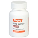 Rugby Zinksulfat 220 mg Tabletten - Hergestellt mit Zinksulfat Heptahydrat - Nahrungsergänzung - 100 Zähler (1 Packung)