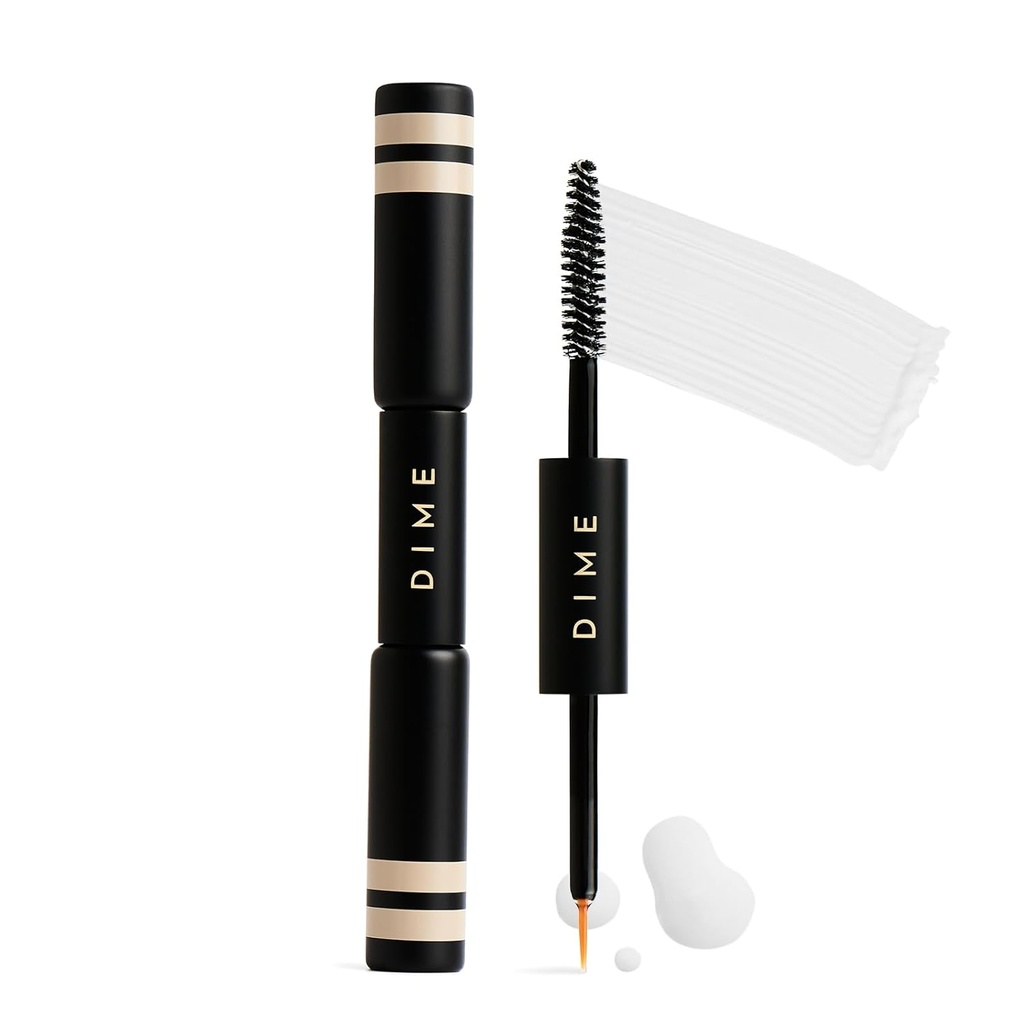 DIME Beauty Boost Duo, Travel-Sized Eyelash Boost Serum und Augenbrauen erhöhen Gel Combo, Lash und Augenbrauen Wachstum Serum, 3 ml jeder