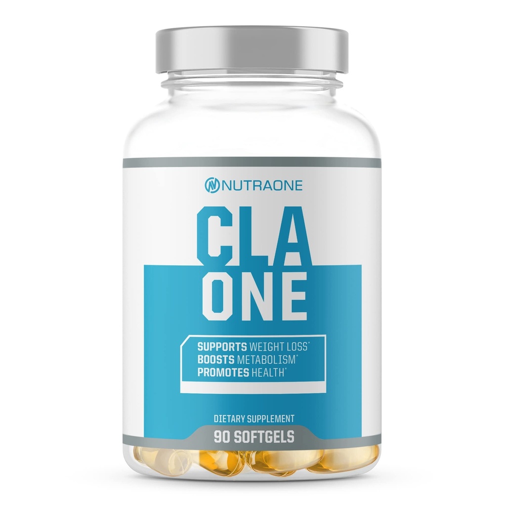 NutraOne CLAOne Supplément de la nutrition — Acide linoléique conjugué (ALC) Supplément naturel* (90 capsules)