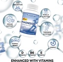 Élevée Absorption Zinc et Magnésium (60 Nombre) Bundle - Magnésium pour les crampes des jambes et le soulagement des muscles douloureux - Zinc pour le soutien immunitaire et la récupération - avec la vitamine B6, D et E