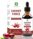 Cerise supplément de force Tart Extrait de cerise riche en phytonutriments Nature Tart Cerise Tart entièrement absorbé Jus de cerise Concentré