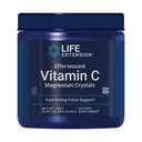 Estensione della vita Cristalli di Magnesio di vitamina C effervescente, Rilievo immediato da costipazione occasionale, Senza glutine, Non OGM, Vegetariano, Net Wt. 180 Grammi