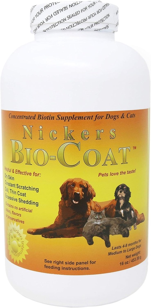 Bio Coat Concentrato Biotin Supplemento - 16 oz