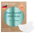 APRICOT Eye Patches mit Hyaluronsäure (Pack von 1) I Anti-Aging Eye Pads "Me,Myself and Eye" I Reduces Augenfalten I Reusable Eye Patches I Silikon Pads gegen Falten I Made in Germany