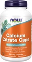 NOW Integratori alimentari, Citrato di Calcio con Vitamina D, Magnesio, Zinco, Rame e Manganese, 240 capsule di Veg