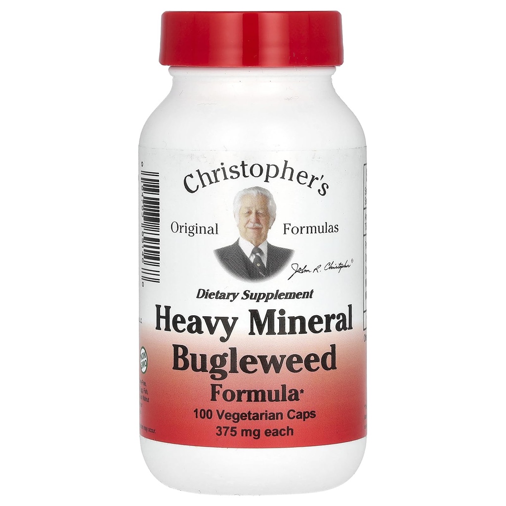 Formules du Dr Christopher Formule de bûcherons minéraux lourds - 400 mg - 100 capsules