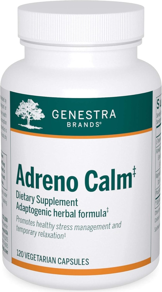 Genestra Marche Adreno Calm | Promuove Temporaneamente Rilassamento | 120 capsule