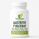 Gastrite y Ulceras, Soutien digestif, Barque d'orme, Racine de seaux dorés, 90 Capsules