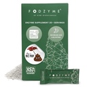 FODZYME® On-The-Go Verdauungsenzyme für Gutgesundheit, Relief für Bloating, Gas, Verstopfung, Durchfall, Bauchschmerzen, Niedrig FODMAP, 30 Dose