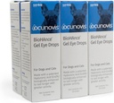 Sentrx - Ocunovis Gel Augentropfen für Hunde und Katzen mit trockenen Augen, hydratisierende Katzen- und Hundeaugentropfen mit Hyaluronsäure, nicht-klebende und nicht-Stingingende künstliche Tränen, 5 ml, 6 Packung