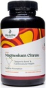 BioActive Nutrients - Citrato di magnesio - 300mg - 120mg capsule vegetali - Supporta la salute del cuore, Supporta la salute di uno, aiuta l'aiuto nel relax - senza glutine
