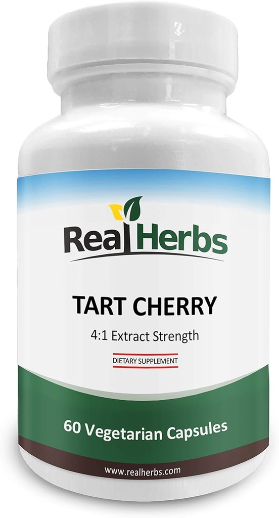 Echte Kräuter Tart Kirsche 4:1 Extrakt 1000mg - 60 Vegetarische Kapseln