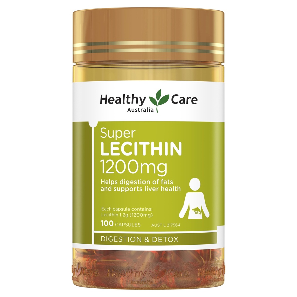 Soins de santé Lecithine 1200mg 100caps