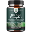 Verdauungsenzyme mit Ox Bile - Ox Bile Ergänzungen für No Gallbladder mit Trypsin, Papain & Bromelain Enzyme für Pancrease Cleanse & Detox - Pancreatin Verdauungsenzyme für Frauen & Männer - 90 Ct