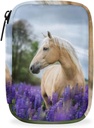 Lovely Horse Large Weekly Pill Organizer Case Travel Pill Box 7 Day Medicine Organizer Pill Container for Vitamine Supplement Medicating Fish Oil