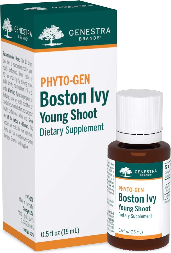 Genestra Marken Boston Ivy Young Shoot | Kräuterergänzung | 0.5 fl. oz.