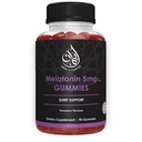 Halal Melatonin Gummies | 2.5 mg - 5 mg | Supporto sonno e sonno | Naturale, Vegetariano, Non OGM, Gluten-Free, Gelatin-Free | for Ault, Men and Women | 45-90 Servings