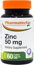 Zink 50 mg, Immununterstützungsergänzung, Elemental Zink Chelat Gluconate, Mineral Antioxidans für Mann und Frau Gesundheit, Akne, leicht zu schlucken, 60 Tabletten