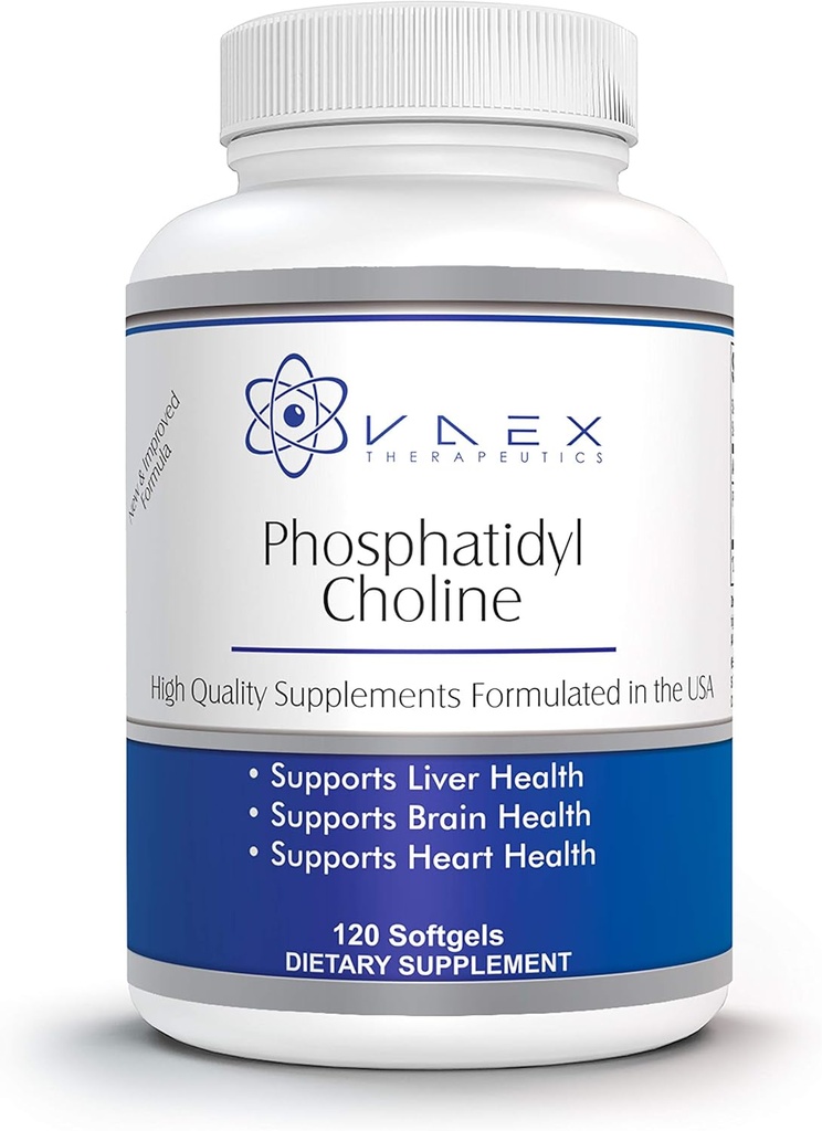 Phosphatidylcholine PC 120 Softgels per il supporto del fegato e del cervello (120)