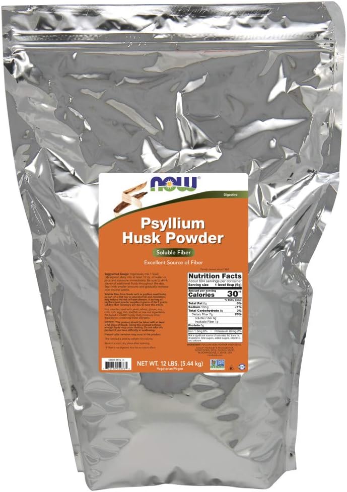 JETZT Psyllium Husk Pulver, 12-Pound